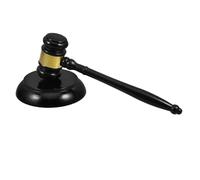 WOONEKY Premium Wooden Judge Gavel Auction Hammer for Lawyer Chairman Auctioneer Classic Design Safe Hardwood Construction Gift and Costume Prop