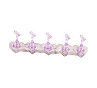 WOONEKY Press Nail Holder for Practice Tips Professional Nail Decorating Tool with Realistic Feel DIY Display Stand for Beginners and Salon Use Training Platform