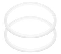 WOONEKY Pressure Cooker Sealing Ring Replacement with High Temperature-resistant Material Silicone Gasket 2 Pcs Suitable for 16cm Pot Inner Diameter, Wide Compatibility for Steam Pot