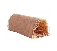 WOONEKY Rabbit Grass Tunnel Nest for Small Pets Cozy Hamster Chinchilla Guinea Pig Hideout Natural Straw Material Sleeping Bed for Small Animals for Comfortable Daily Activities