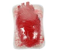 WOONEKY Realistic Heart Brain Props Portable Body Organ Halloween Horror Toys Party Supplies Imitated Human Organ Models Decor