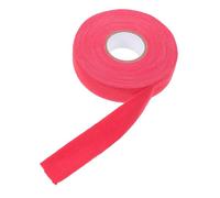 WOONEKY Red Hockey Grip Tape for Stick Protection and Anti-slip Handling Cotton Fabric Sports Tape for Hockey Badminton and Tennis Racket Use