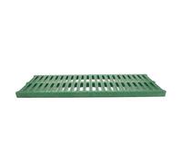 WOONEKY Replaceable Green Plastic Trench Drain Grate 200x500x20mm Sewer Cover with High Polymer Composite for Kitchen and City Sewer, Load-Bearing for Electric Scooter Access