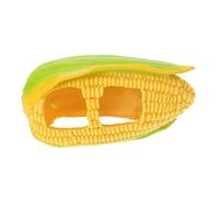 WOONEKY Reptile Hideout Corn Shaped Resin Hiding Hut for Snakes Lizards and Amphibians Realistic Corn Design for Natural Habitat Decoration and Comfortable Shelter