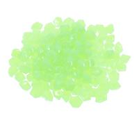 WOONEKY Resin Gravel Stones Decorative Effect 400 Pcs Diamond-Shaped Luminous Glow the Dark Lightweight for Fish Tank and Outdoor Path Aquarium and Garden Craft Supplies