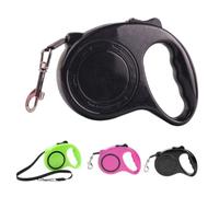 WOONEKY Retractable Pet Leash Automatic Telescopic Traction Rope with Brake for Dog Puppy Cat Black