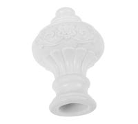 WOONEKY Roman Pole Decorative Head Finial for Curtain Rods Curtain Rod Ends for Home Decor Use as Finials Brackets