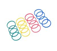 WOONEKY Rubber Bands Practical Assorted Colour Large Size and 200pcs High Elastic Flexible Rubber Rings Needle Accessories Machine Supplies