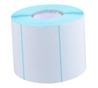 WOONEKY Self Adhesive White Thermal Paper Label Roll Permanent Sticky Price Stickers for Address Mailing and Parcel Shipping Compatible with Direct Thermal Printers