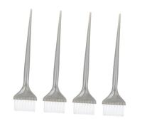 WOONEKY Set of 4 Soft Hair Dye Brushes Hair Coloring Tools Tint Brush Dye Comb for Application Travel-friendly for On-the-go Dyeing