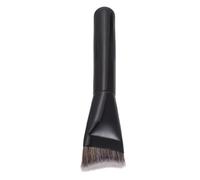WOONEKY Shaped Portable Contouring Brush with Wooden Handle Fixed-point Foundation Brush for Even Makeup Application for Makeup Artists and Stylists