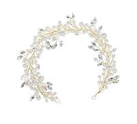 WOONEKY Shiny Bride Hairband Elegant Decorative Headdress for Women for Weddings Parties and Photoshoots Comfortable Fit Adds Glamour to Outfit