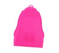WOONEKY Silicone Makeup Brush Cleaning Mat Brush Scrubber for Effective Cleaning Rose Red for Makeup Artists and Enthusiasts