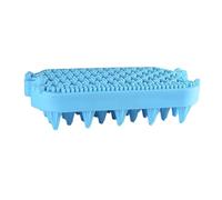 WOONEKY Silicone Pet Grooming Comb Flexible Rubber Hair Remover Brush for Dogs Cats Double-sided Massage Tool Gentle Skin-friendly Design for Fur Removal and Comfortable Pet Care