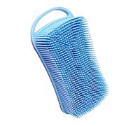 WOONEKY Silicone Shower Brush for Bathing Hanging Hook Design Practical Scrubber Bath Shower Brush Easy to Use at Home