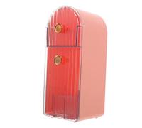 WOONEKY Simple Lipstick Storage Box Compact Makeup Organizer for Lipsticks Dustproof Design for Dressing Tables Keep Your Cosmetics Tidy and Accessible