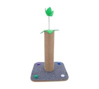 WOONEKY Sisal Cat Scratching Post Tall Indoor Cat Tree with Thick Natural Sisal Rope Stable Base for Furniture Protection Interactive Kitten Healthy Claws and Active Play