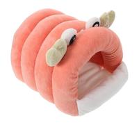 WOONEKY Small Animal Warm Bed for Hamsters and Sugar Gliders, Soft Cozy Sleeping Nest Hut, Dwarf Hamster and Chinchilla Cotton Pet House for Winter Comfort