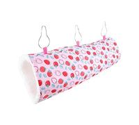 WOONEKY Small Pet Sleeping House Hamster Hanging Nest Guinea Pig Hammock Soft Tunnel Winter Tunnel