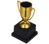 WOONEKY Small Plastic Trophy Cup for Teen Competitions Chic Prize Award for Sports Events and School Games Encouraging Recognition for Effort and Achievement Plastic Award