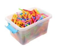 WOONEKY Smart Wand Puzzle for DIY Plastic Assembling Blocks with Storage Box Creative Educational Building Kit for Developing Imagination Hand-eye Coordination and Spatial Skills