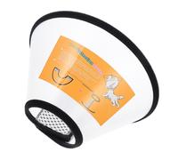 WOONEKY Soft and Adjustable Pet Cone Collar for Cats and Dogs Comfortable Neck Protector to Prevent Licking Wounds User Friendly Design for Healing