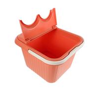 WOONEKY Square Plastic Foot Bath Basin Lid and Handle Deep Over-knee Foot Spa Bucket Massage Function for Home and Relaxation