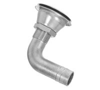 WOONEKY Stainless Steel Boat Fuel Vent Flush Mount Gas Tank Vent with Watertight Seal and Hose Connection Corrosion Resistant Exhaust Port for Smooth Pressure Regulation