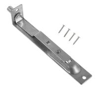 WOONEKY Stainless Steel Door Flush Bolt Lock Rust-Resistant Fire Door Latch Easy Install Security Hardware for Bathroom Gate Protection