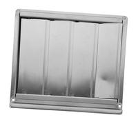 WOONEKY Stainless Steel Outdoor Dryer Vent Cover Durable Louvered Design for Maximum Exhaust Weather Resistant Ventilation Easy Installation