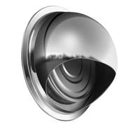 WOONEKY Stainless Steel Round Chimney Metal Cover Vent Cap Rainproof Windproof Flue Cowl for Outdoor Wall Ventilation Duct Replacement Weather Resistant