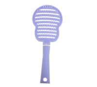 WOONEKY Sturdy Detangler Brush Curved Hair Brush for Women Scalp Massage Wet Dry Hair Styling Tool Portable Hairpiece Care