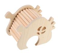 WOONEKY Sturdy Wood Made Hamster Cage Guinea Pig Hideout Hideout House Anti-decay Pet Furniture