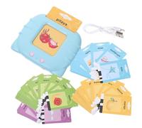 WOONEKY Talking Flash Cards Educational for Cognitive Bilingual Learning Tool with Audio Early Enlightenment Language Development for Preschoolers