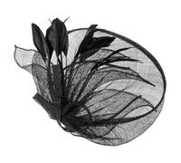 WOONEKY Tea Party Headpiece Wedding Fascinator Hat Banquet Headdress Hair Accessories for Women