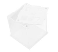 WOONEKY Terrarium Jumping Feeding Box Transparent Reptile Breeding Bin Durable Habitat for Mantis and Stick Insects Environment for Professional Breeding Easy