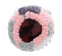 WOONEKY Thick Plush Parrot Bed with Coral Fleece for Cage Warm Snuggle Hut with Noise Reduction and Soft Security Cozy Nest for Cockatiel Parakeet Budgies Winter Comfort and Breeding