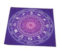 WOONEKY Thick Tarot Tablecloth for Divination Altar Use Wear-resistant Mandala Design Lightweight Portable Cloth for Tarot Card Games Astrology Reading