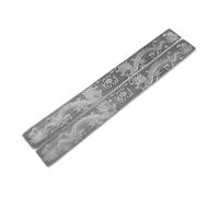WOONEKY Tibetan Silver Paperweight Rectangular Calligraphy Practice Tool with Smooth Polished Surface for Chinese Painting and Writing Unique Gift for Art Enthusiasts and Home Office Use