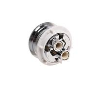 WOONEKY Toilet Botton Flush Button Switch 4pcs Set 38mm Diameter Plastic Your Tank