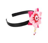 WOONEKY Traditional Korean Hanbok Hair Hoop with Flower Tassels Bridal Hair Accessories for Authentic Tassel Pendant Headband for Festival Stage Dance and Cultural Performances