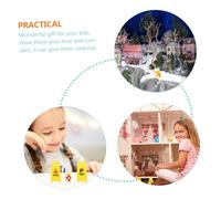 WOONEKY Traffic Sign and Roadblock Lightweight Plastic Educational Model for Early Learning Simulated Road Scene Play for Boys and Portable and Imaginative Role Play