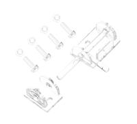 WOONEKY Transparent Door Bolt Apartment Door Lock Door Latch Gate Lock Apartment Lock Clear Mini Hasp Latch Slide Bolt Gate Latch Mini Lock Buckle Door Bolt Latch Slide Bolt Lock Acrylic