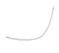 WOONEKY Twisted Stanchion Rope with Hooks for Queue Barrier Outdoor Crowd Control Divider for Events Museums and Public Spaces Barrier for Efficient Space Management