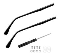 WOONEKY Universal Metal Glasses Hinge Replacement with Adjustable Eyeglass Arms for Mens Glasses Replacement Arms