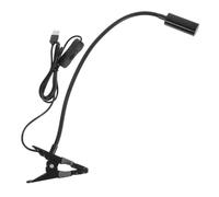 WOONEKY USB LED Clip Reading Lamp with Flexible Gooseneck Cool White Work Spotlight for Desk Workshop Bedside Clamp Light for Focused Illumination