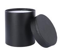 WOONEKY Valentine’S Day Black Round Flower Box Small Heart-Shaped Bucket Simple Floral Packaging Bucket for Bouquet Arrangements and Flower Storage