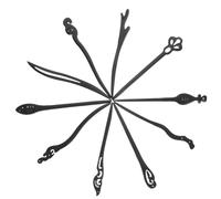 WOONEKY Vintage Hair Sticks Set of 10 Wooden Chinese Hairpin Hair Stick for Women Hanfu Accessory Random Style