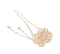 WOONEKY Vintage Inspired Enamel Peony Hair Pins for Women Lightweight Retro Hairpin Accessories for Weddings Parties Daily Wear Elegant Japanese Floral Design for Photo Shoots