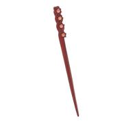 WOONEKY Vintage Red Sandalwood Hair Stick Handmade Chinese Hairpin for Women Natural Accessory for Elegant Buns Retro Hairpin Pin for Hanfu and Modern Outfits